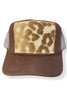Kilim Brown w/Leopard Trucker Hat