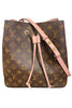 LV Monogram Neonoe Brown/Pink