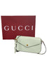Gucci GG Super Mini Leather Shoulder Bag Light Green
