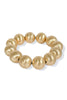 Chic Brushed Gold Ball Bracelet