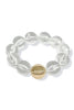 Donna Clear Acrylic Ball Bracelet