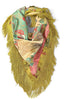 Magical Moments Chartreuse Square Scarf