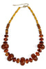 Next To Me Dark Brown Beaded Necklace