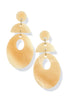 Can We Talk Ivory Acrylic Dangle Earrings