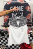 TWT® Keep Talking Zebra & White Sleeveless Top