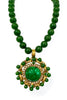 DOORBUSTER Yochi Back To Myself Emerald Beaded Necklace