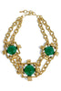 Yochi Bring Me Peace Green Necklace