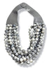 Carla Grey Smooth Bead Statement Necklace