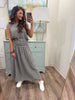 Z SUPPLY Brooke Black Gingham Midi Skirt