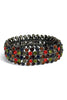 Faye Dark Multi Stretch Bracelet