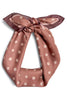 Polka Party Red Square Scarf