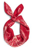 What To Bring Red Paisley Square Scarf