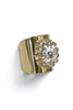 TOVA Jacci Gold Clear Ring