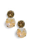 TOVA X TWT® Maegan Light Colorado Topaz and Ivory Creme Delite Earrings