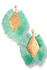 Brunch Date Mint Tassel Earrings