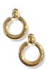 Keeping Secrets Gold Door Knocker Earrings