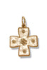 Dreams are Made Of Mini Cream Textured Cross Pendant