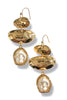 Fully Living Gold Hammer Dangle Earrings