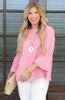 Stopping By Pink Striped Long Sleeve Top *Final Sale*