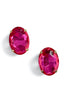 Vivid Fuchsia Stud Earrings