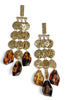 Gilded Gold Chandelier Dangle Earrings