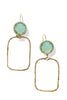 Virtue Jennie Turquoise CZ Earrings
