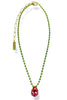 TOVA Milli Rose/Peridot Necklace