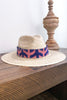 Straw Hat w/Band - 30