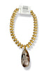 Made in the Deep South 1970s Natural Stone Pendant 1970s Necklace