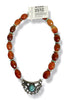 Made in the Deep South 1960s Pendant 1960s Carnelian Bead Necklace