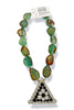 Made in the Deep South 1950s Brooch 1960s Green Dragon Agate Necklace