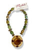 Made in the Deep South 1970s Cabochon Brooch 1960s Turquoise Bead Necklace