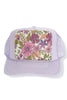 Lindsey Kilim Patch Lavender Trucker Hat