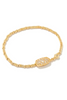 Grayson Crystal Stretch Bracelet - Gold White Crystal | Kendra Scott