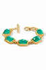 Cheval Stone Bracelet - Iridescent Emerald Green | Julie Vos