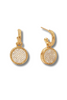 Fleur-de-Lis Hoop & Charm Earrings | Julie Vos | RESTOCK