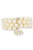 BudhaGirl White Pearl Wrap Bracelet