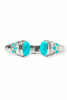 Julie Vos Cannes Turquoise Blue Cuff Bracelet