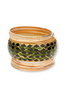 Going On Gold and Green Bracelet Set