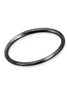 DOORBUSTER Sheila Fajl Round Brushed Gun Metal Bangle Bracelet