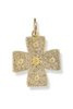 Dreams are Made Of Mini Gold Textured Cross Pendant