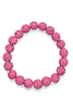 Feeling Sweet Dark Pink Beaded Bracelet