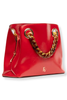 Frances Valentine Skip Tote Crinkled Leather Red Bag