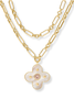 Julie Vos Colette Champagne Statement Necklace