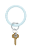 O-Venture Silicone Big O Gingham Sweet Carolina Blue Key Ring