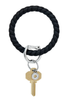 O-Venture Silicone Big O Back in Black Braided Key Ring