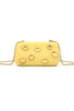 Luna Yellow Studded Clutch