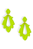 Delaney Lime Resin Drop Earrings