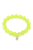 Jovie Lime Glass Bead Bracelet