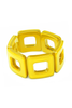 Kaia Yellow Resin Block Bracelet